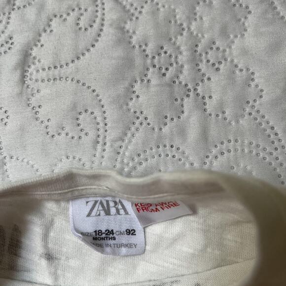 Zara Palm Tree Surf Graphic Tee Size 18-24m - Picture 4 of 5